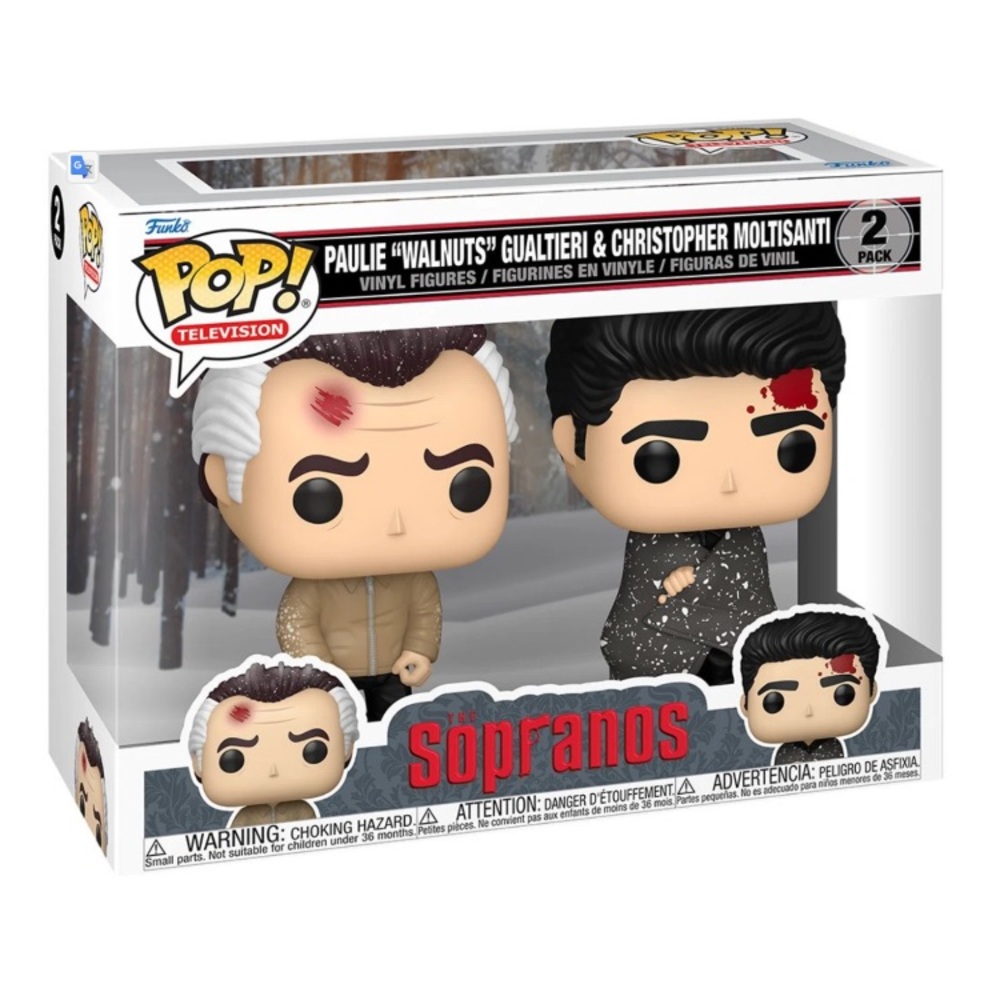 Sopranos Paulie and Christopher Funko Pop Pine Barrons New in Box